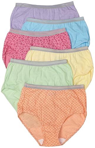 Women's 6-Pack Heather Brief Panties