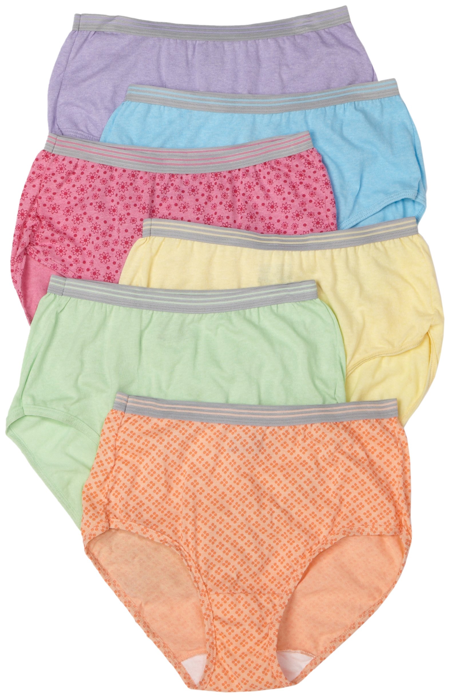 Fruit of the LoomFruit of the Loom Women's 6-Pack Heather Brief Panties