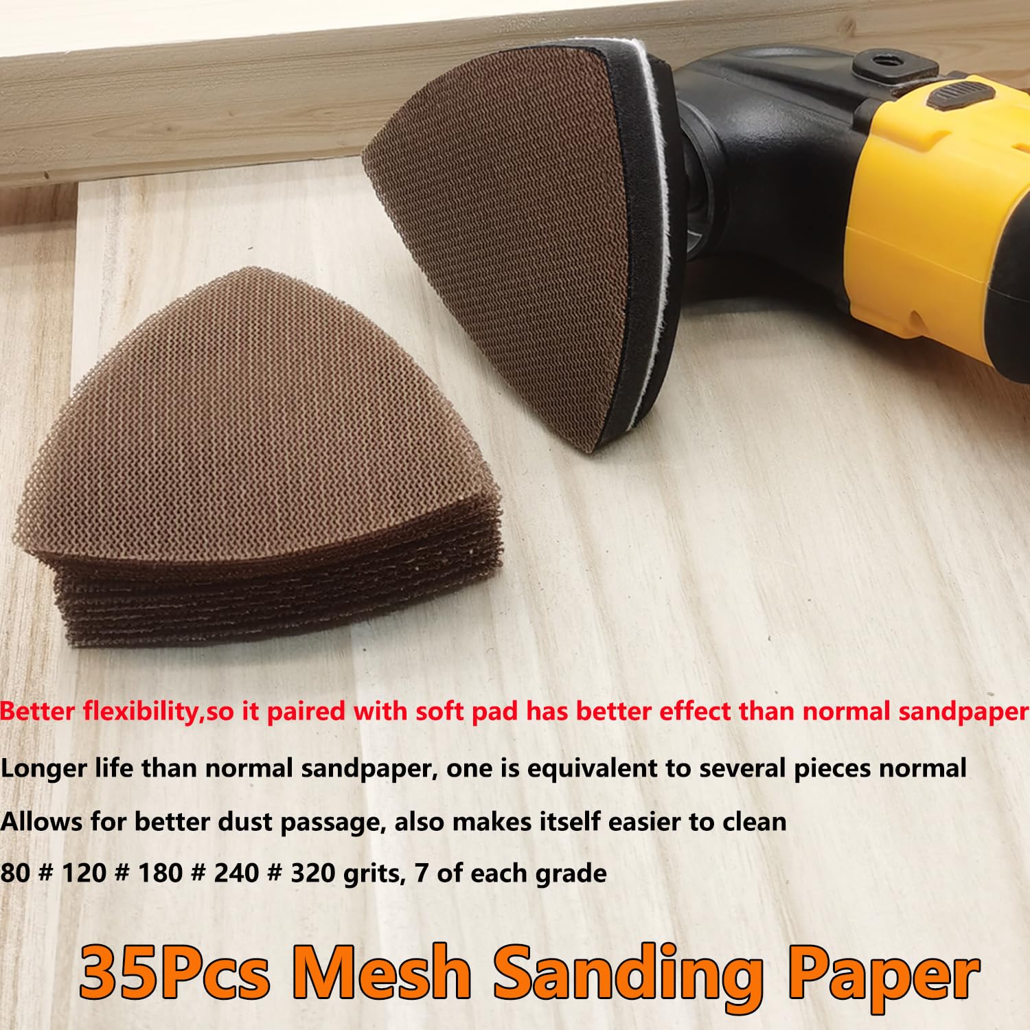 FOWOK Oscillating Tool Sanding Pads - 138 Pcs -2
