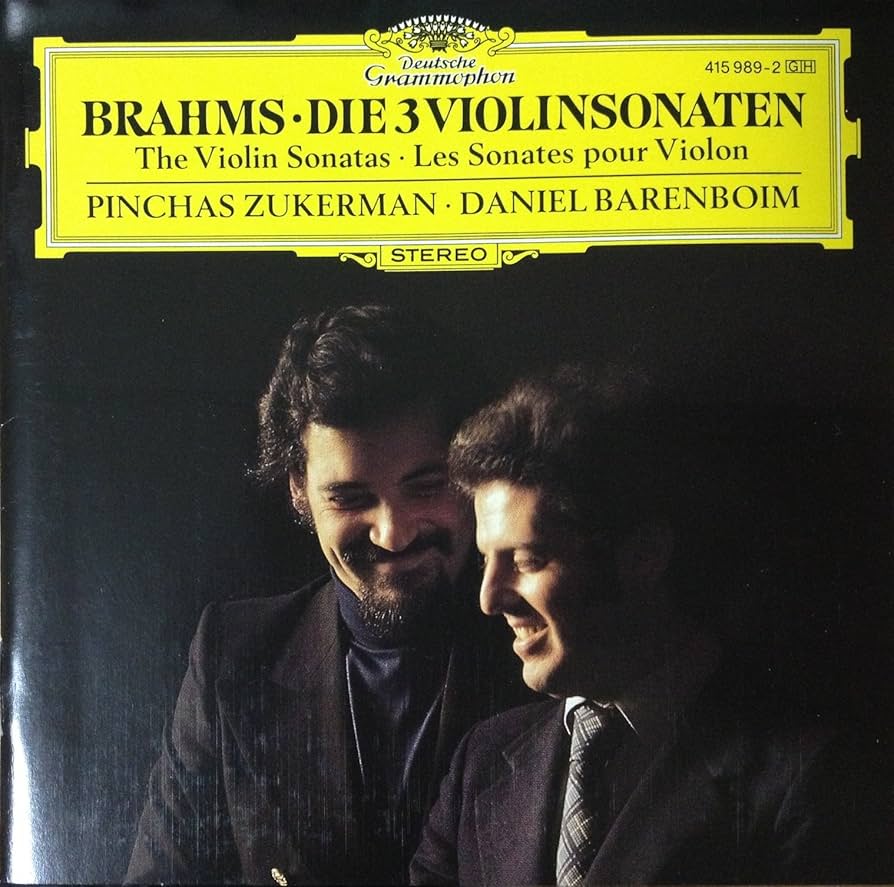 【売約済】パールマン(vn) バレンボイム／ブラームス：ヴァイオリン・ソナタ全集 Johannes Brahms, Itzhak Perlman, Vladimir Ashkenazy - Brahms