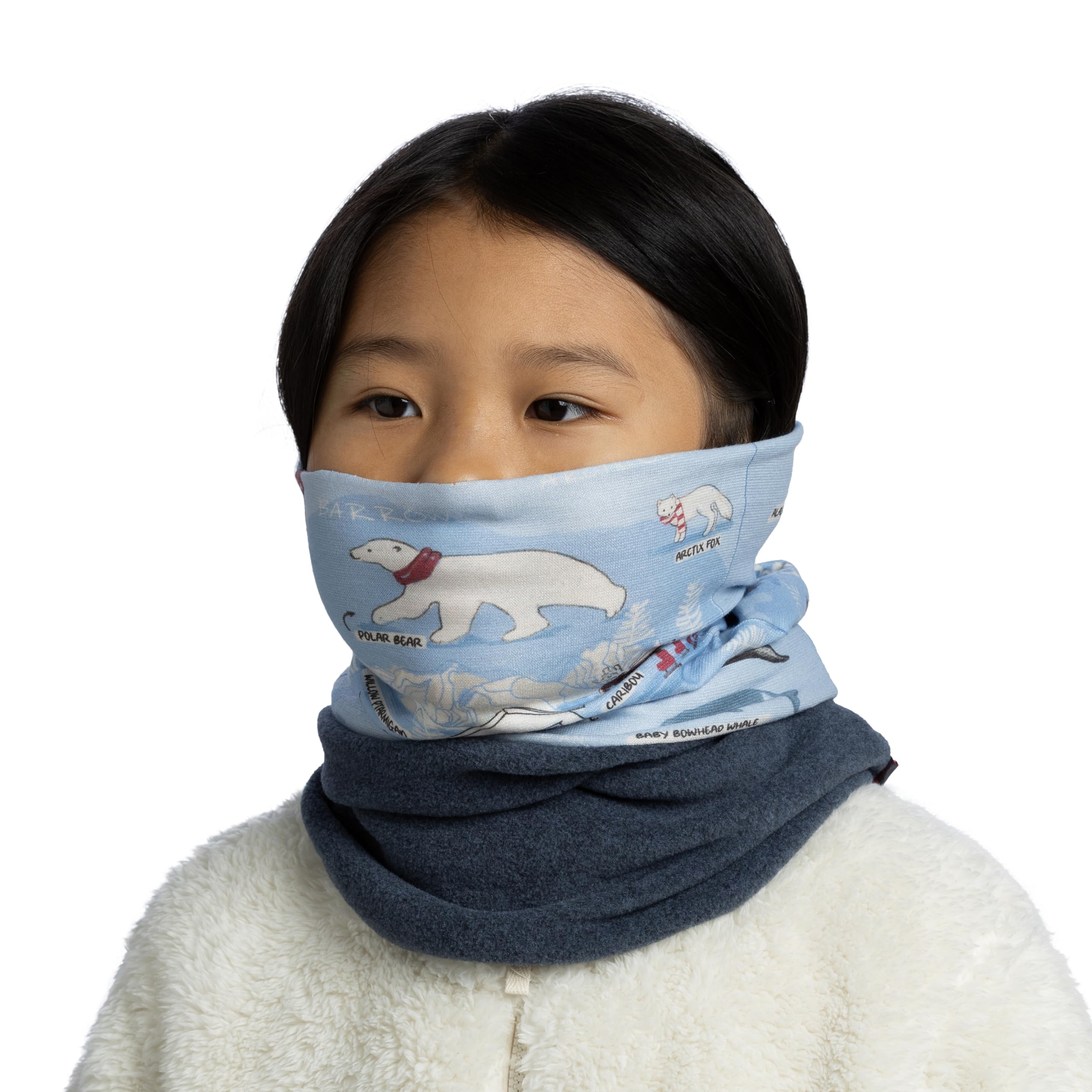 Buff®| Polar Multifunktionstuch Tour de cou Garçon Fille, Multifonctionnel, Chaud, Doublure, Confortable, Doux, Taille unique