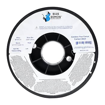 FNTC CAT、FLUX DC Blue Demon E71T-GS .030