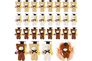 Adorable Mini Graduation Bear Plush Toys - Perfect Gifts for Kindergarten Class