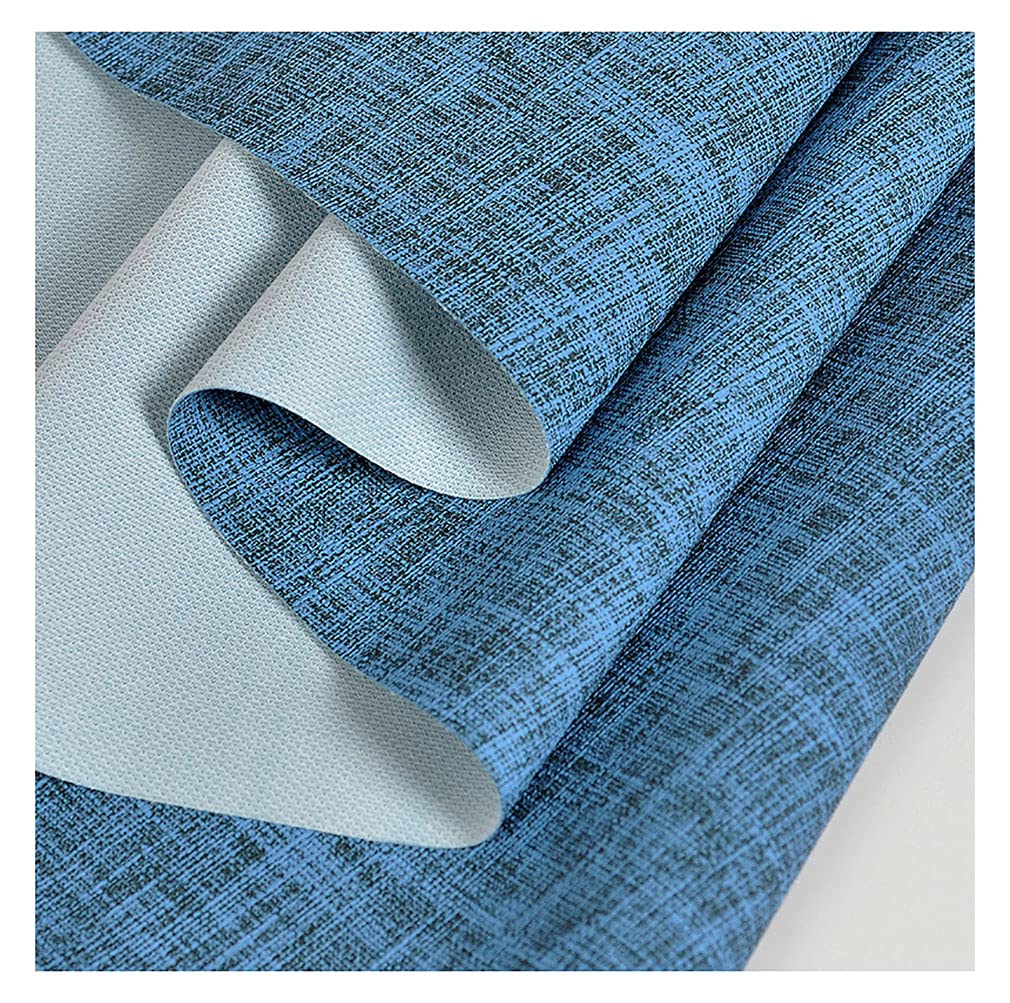 Tissu en faux cuir bleu pour relooker votre canapé et vos chaises