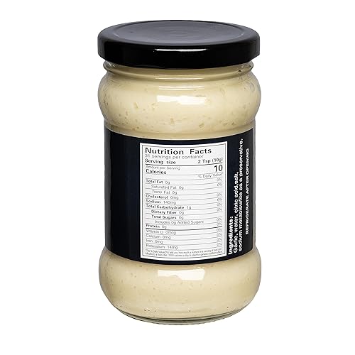 Miniatura 3 de Tazah Pasta de ajo 10.9 onzas (10.93 oz) Tarro de vidrio de pasta de cocción de ajo fresco
