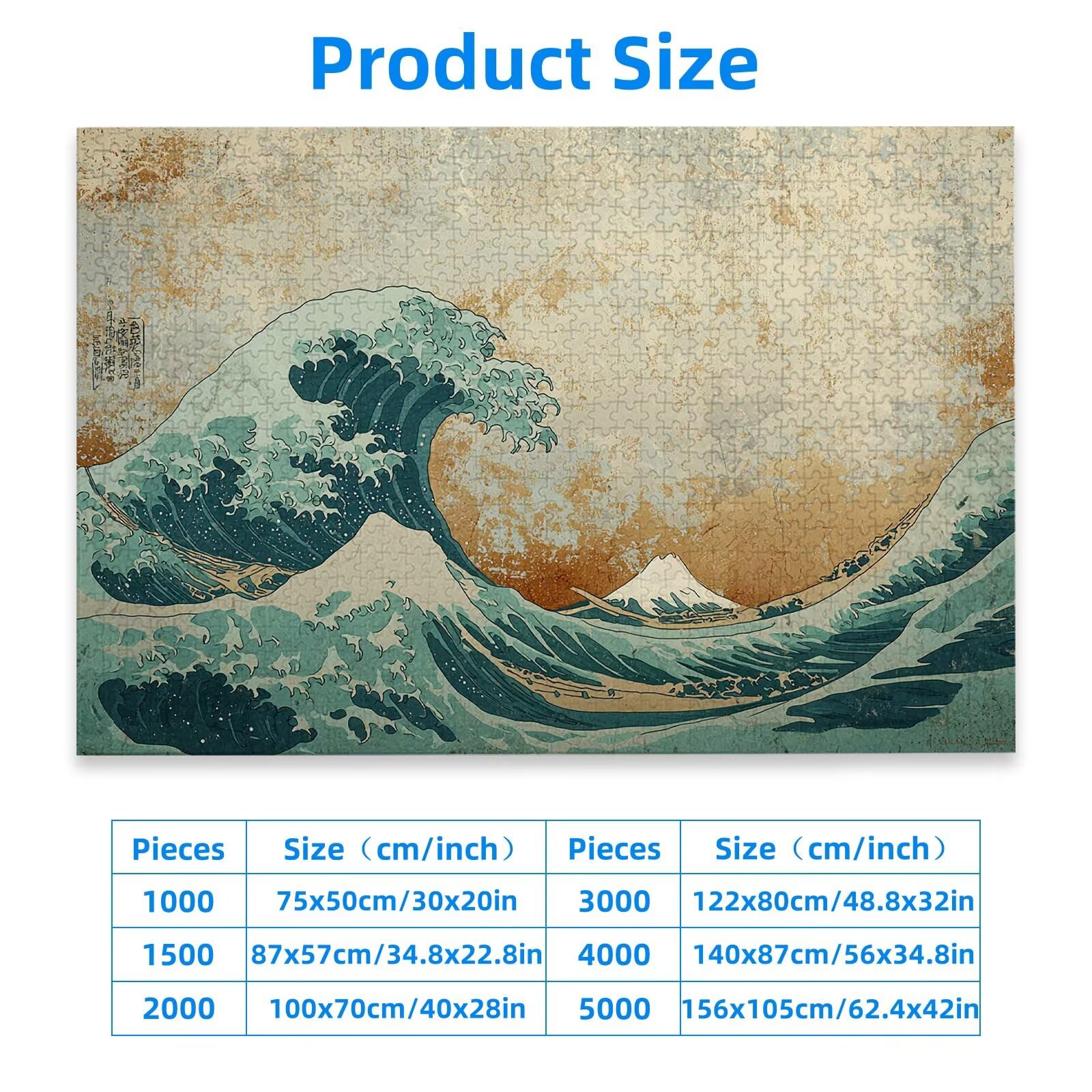 Puzzle de 2000 Piezas para Adultos, Paisaje Puzzle 2000 Piezas, Retro Rompecabezas Adultos con Caja, Medidas: 100x70 cm, Rompecabezas Madera para Toda la Familia, Home Decoration, Regalo Mujer, -1807