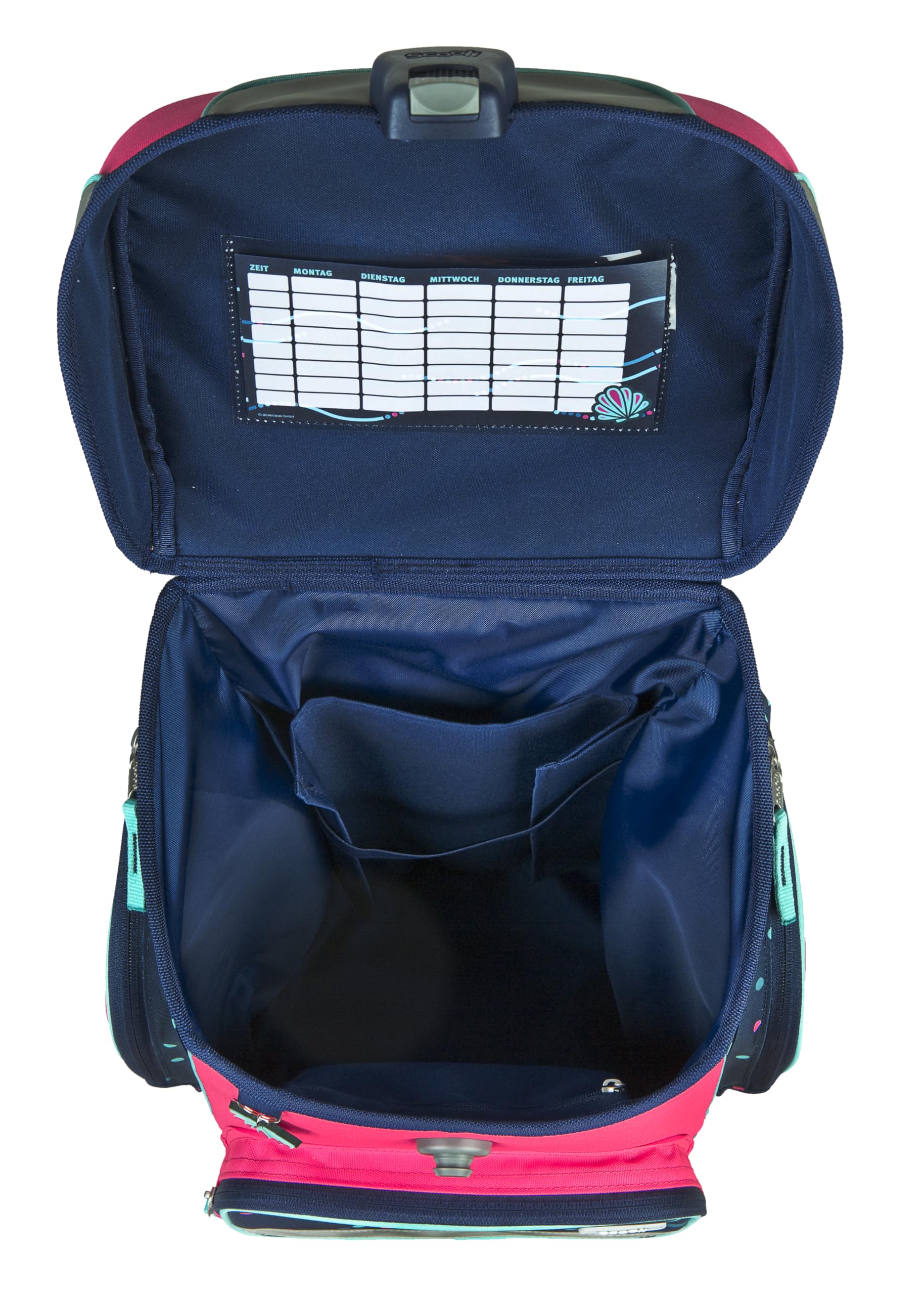 Scooli - Easy Fit zestaw tornistrów szkolnych - zestaw wieloczęściowy - tornister - ergonomiczny - szkoła podstawowa - dla dzieci od 6 lat, Rosa, 36,5 x 33 x 29 cm