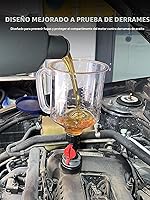 Vista 7 de SMART JERRY - Kit de embudo de aceite de motor a prueba de derrames ｜ Embudo de cambio de aceite con 12 adaptadores y 2 tableros organizadores