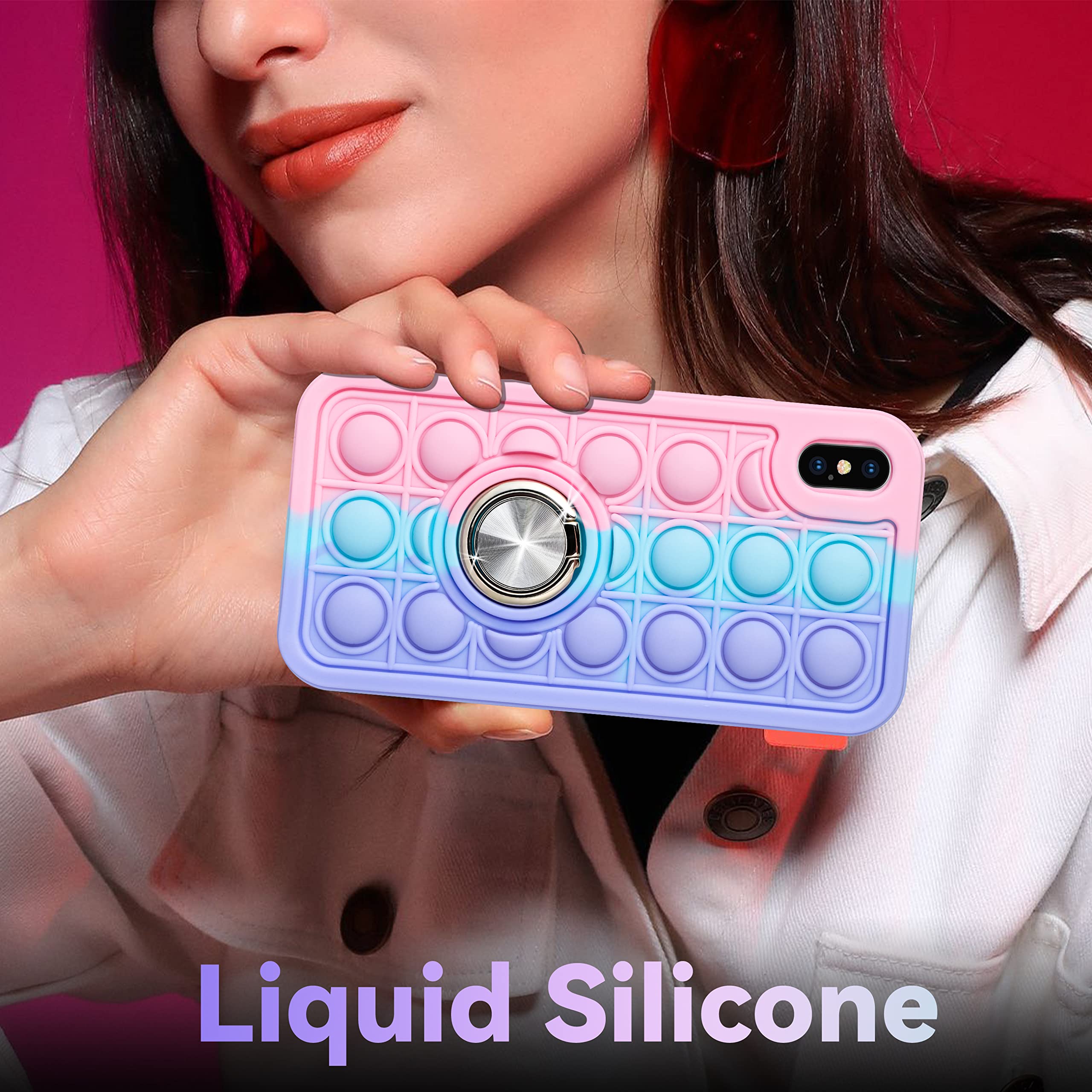 Amazon.com: Joyleop Color Bubble Case for iPhone X/XS Fidget