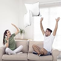 Vista 3 de Utopia Bedding Rellenos de Almohada Decorativa (Paquete de 4, Blanco), 20 x 20 Pulgadas Almohadas Decorativas de Interior para Sofá, Cama, Diván