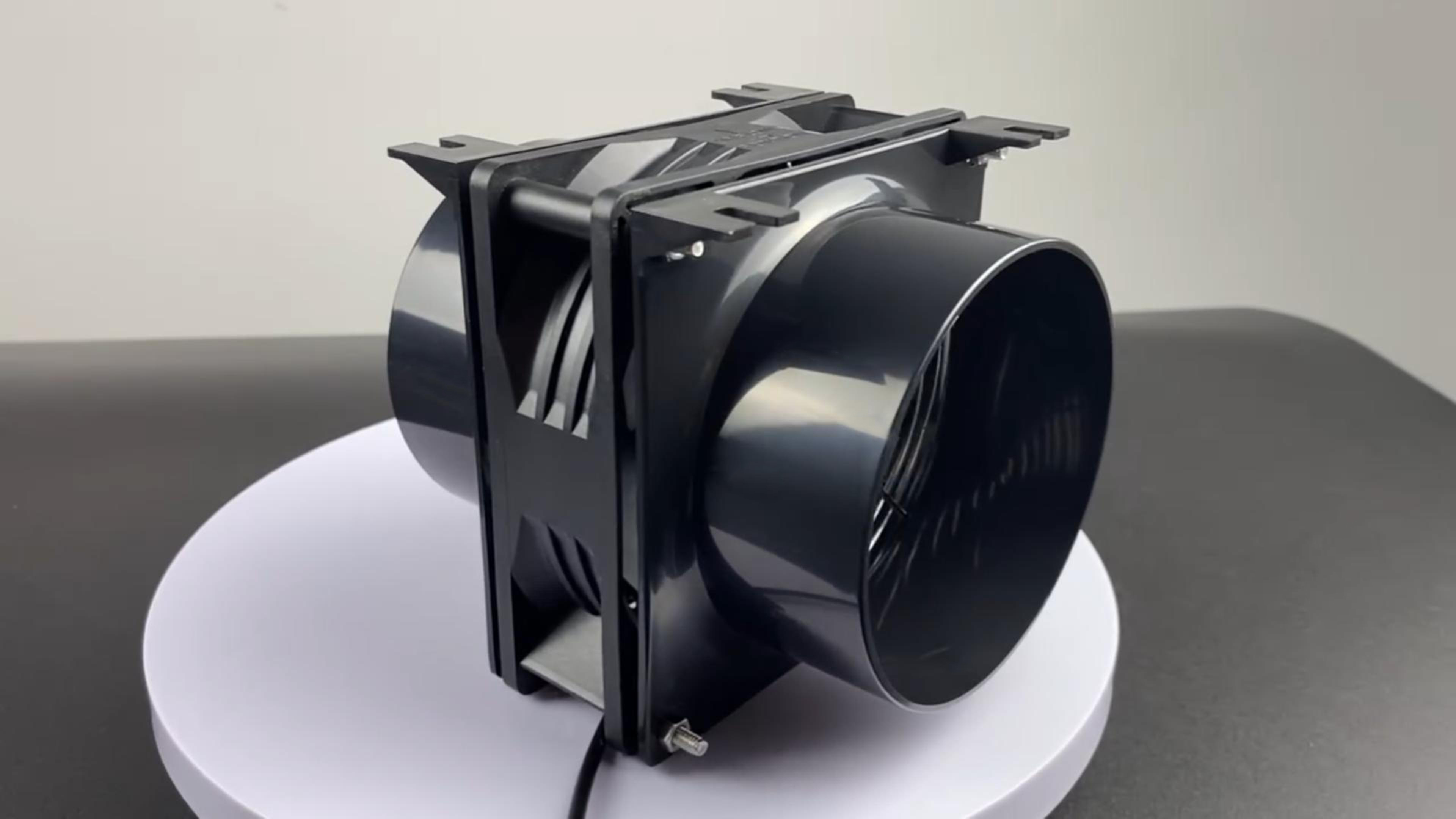 Dcfairfan 4 inch Axial Exhaust Fan 100mm 12V DC Vent Fan with Air
