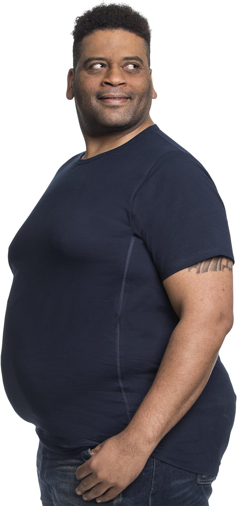 T-Shirt Alca Classic, Plus Size Big and Tall.The Perfect Fitting T-Shirt for a Larger Waist Size. from XL-B to 8XL-B