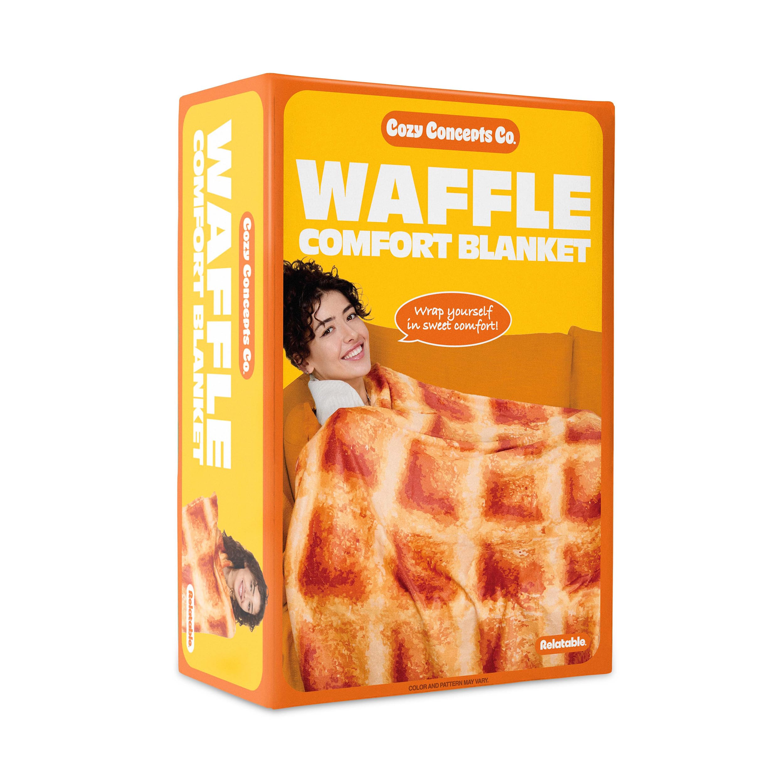 WHAT DO YOU MEME? Cozy Concepts Co. Waffle Comfort Blanket by Relatable