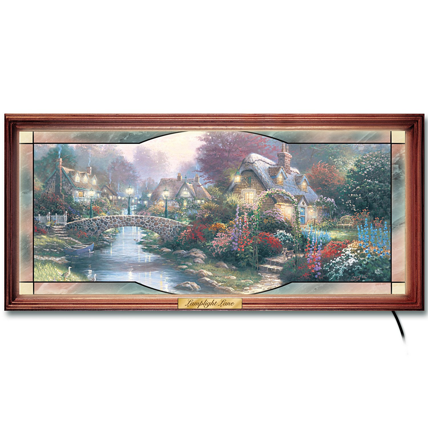 Amazon.com: The Bradford Exchange Thomas Kinkade Garden of Light