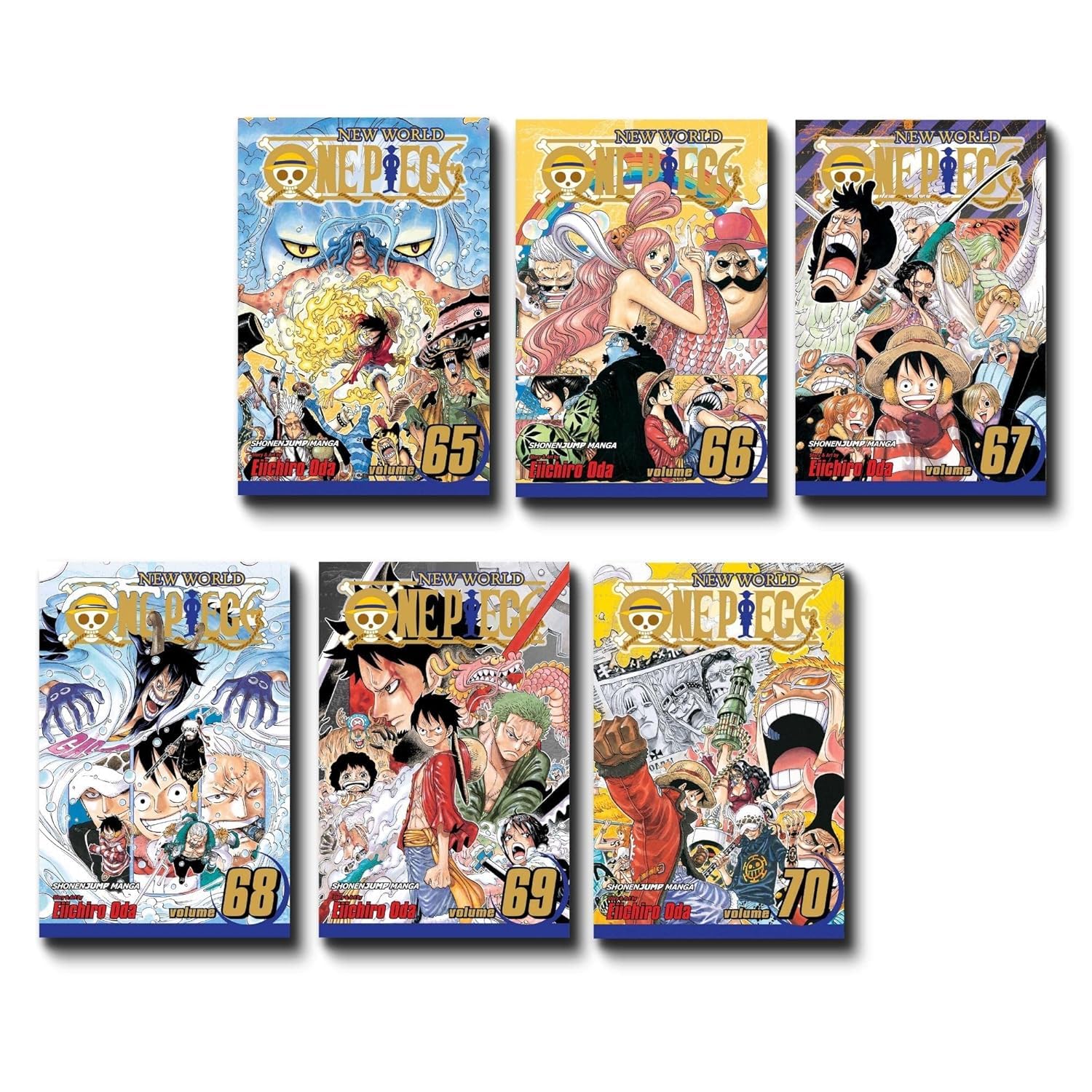 RAUENHABE Conjunto de mangá One Piecee Boxes 3: Volumes 47-70 with