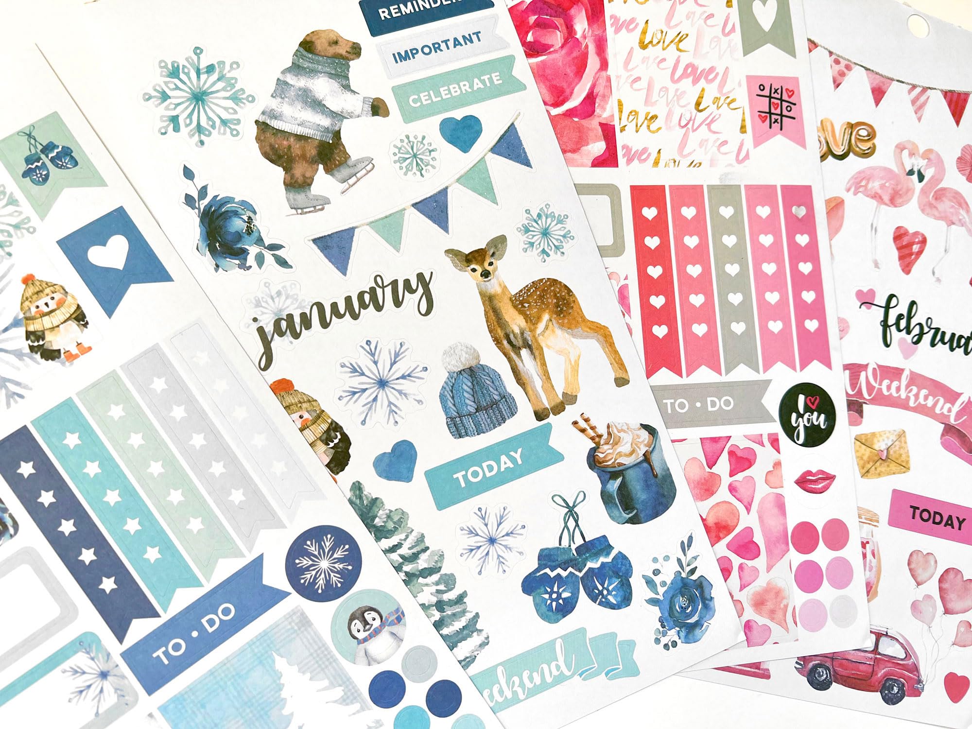 Echo Park Paper Company Baby Boy Element sticker, blue, green, mint, yellow