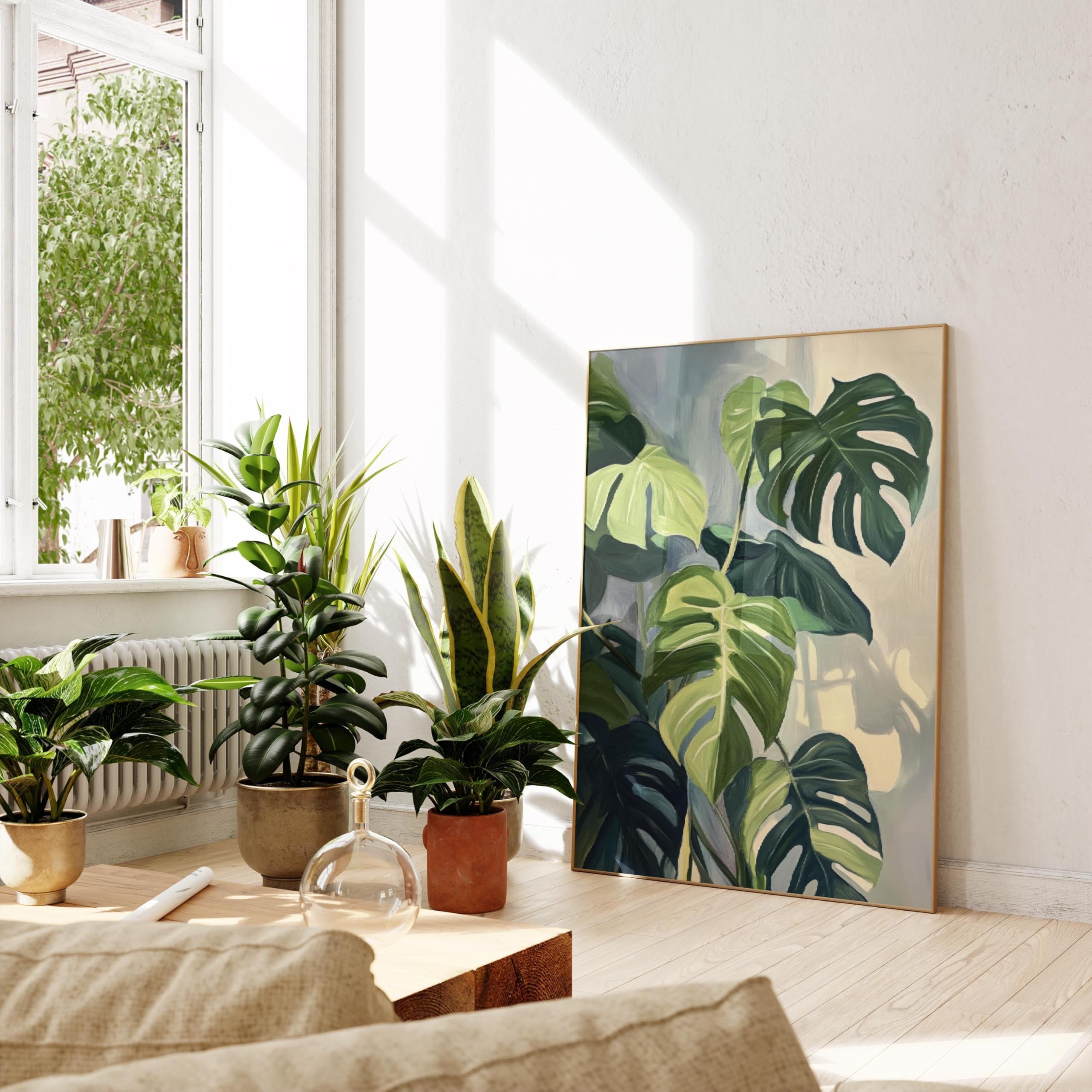 Affiches Monstera 60 x 90 cm sans cadre deco elegante - 8