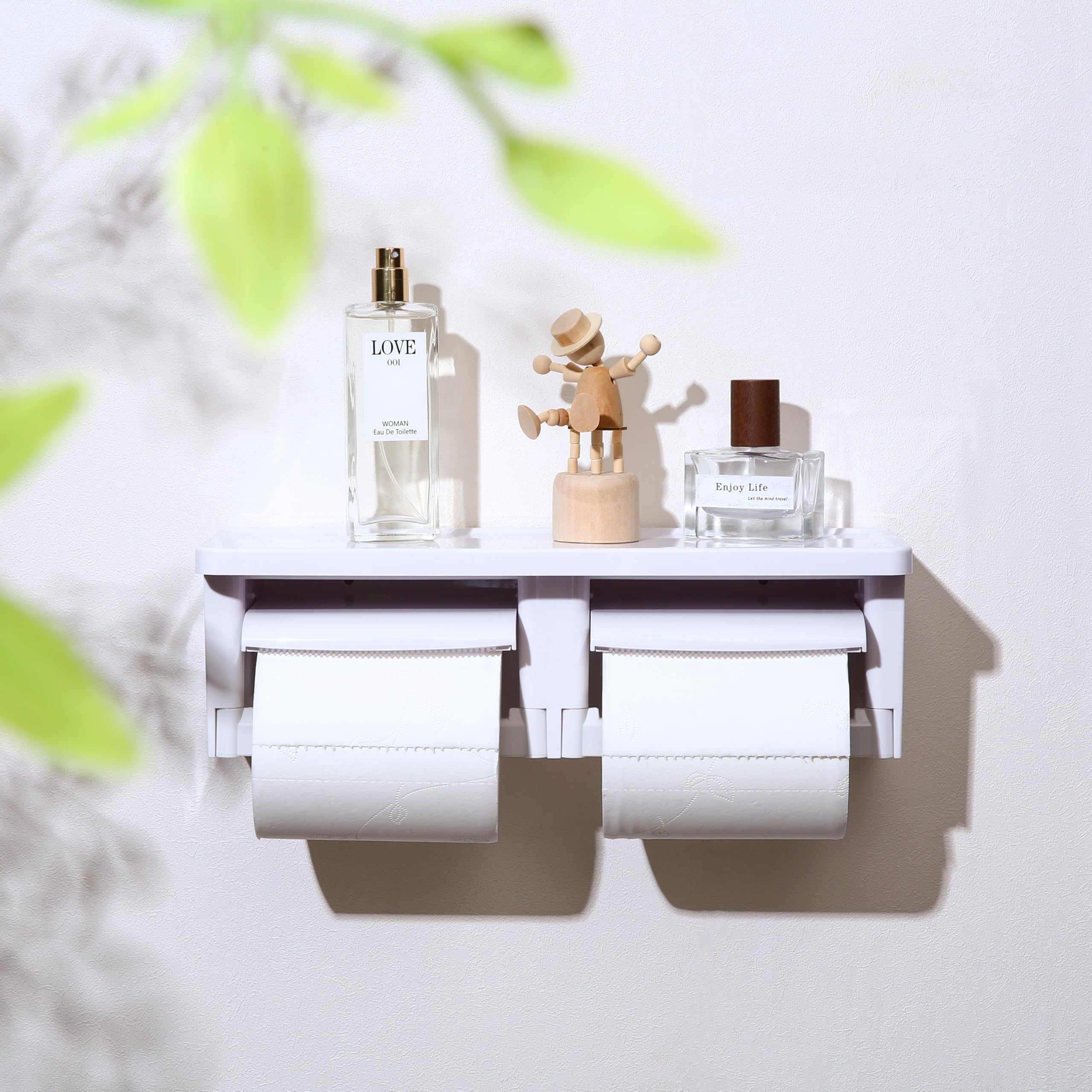 トイレットペーパー台　ホワイト　ストック台　バスルーム　収納　インテリア Amazon.co.jp: MTCLTC トイレットペーパーホルダー バスルーム ABS
