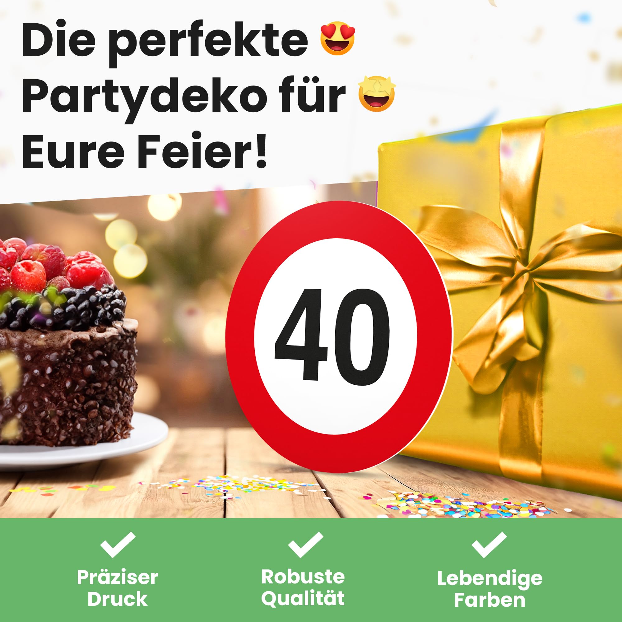 Centro Tavolo Per Compleanno Di 40 Anni - Vegaoo - Foto 11