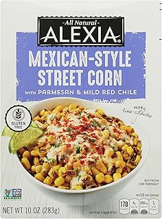 ALEXIA FOODS Parmesan & Mild Chile Mexican Style Street Corn, 10 OZ