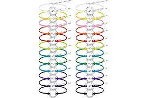 Fun Jewelry for the Energetic Dancer: Funtery 24 Pcs Dance Bracelet Bulk for Girls' Teams