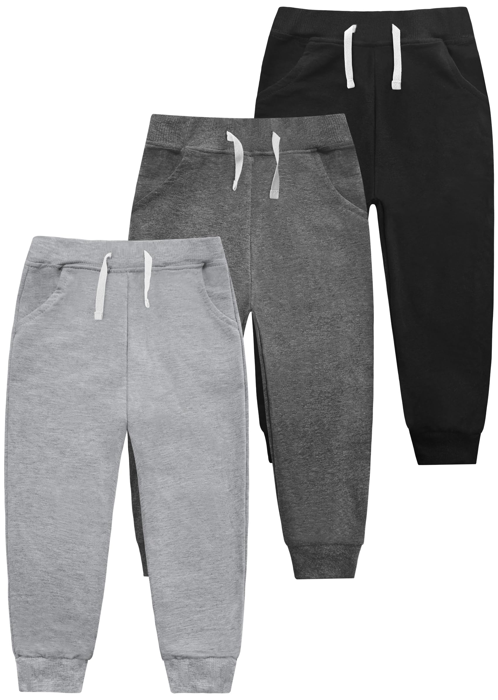 VOGRYE Boys Sweatpants 3 Pack Li