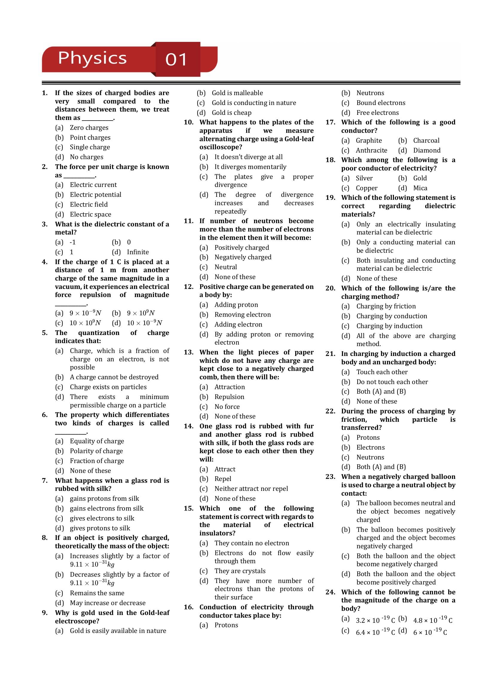 EduGorilla CBSE Board Class XII (Science-PCB) Exam 2024 - 74 Solved MCQ Practice Tests For Physics, Chemistry and Biology with Free Access to Online Tests 1