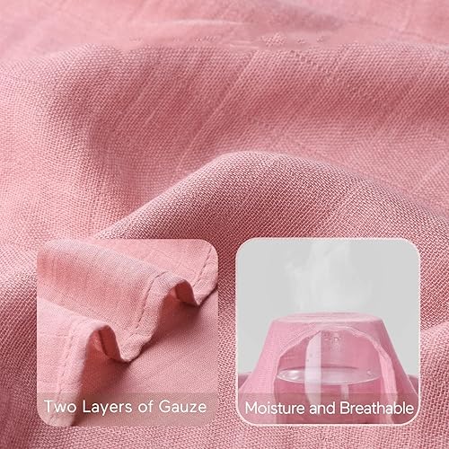 Miniatura 41 de Momcozy Mantas de muselina para bebés, niños y niñas, paquete de 4 mantas transpirables y agradables a la piel, esenciales para bebés, registro