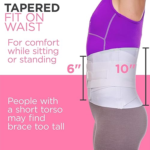Miniatura 5 de Corcé ortopédico Braceability para mujeres con dolor en la zona lumbar, 03B0202L, L, Blanco, 1