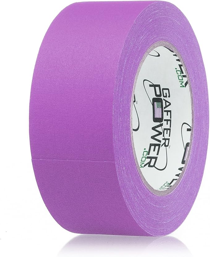 Gaffer Power Gaffers Tape 2 Inch Purple USA Made