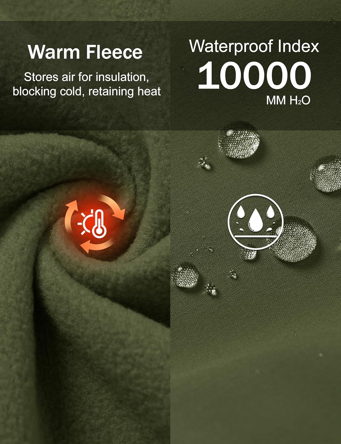 MAGCOMSEN Men's Lightweight Softshell Vest Outerwear Windproof Fleece Lined Zip Up Sleeveless Jacket for Golf Running Hiking - Image 5