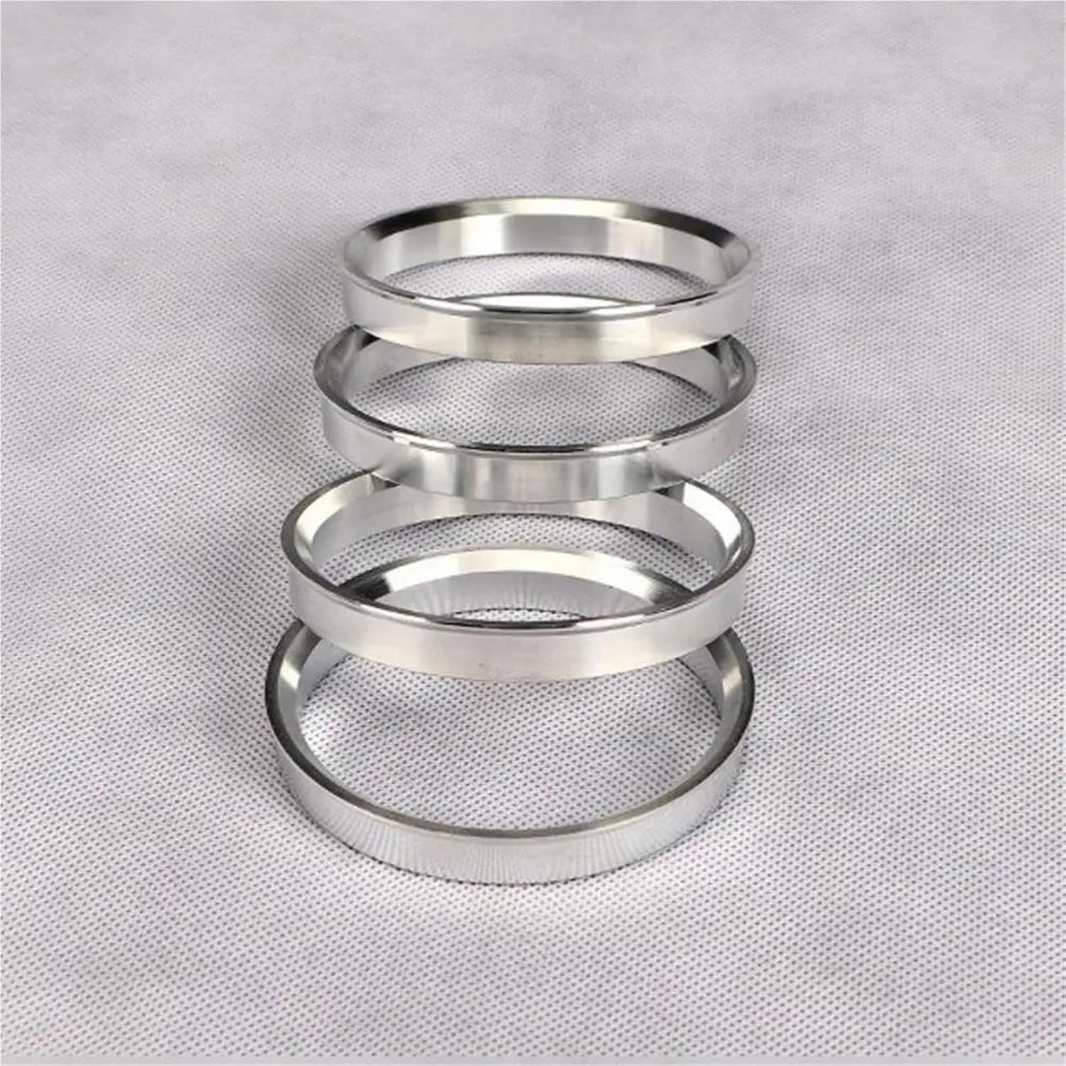 Wheels Spacer Kit 4pcs Aluminium Wheel Hub Centric Rings 57.1mm Car Hub to 60.1/66.45/66.1/66.6/67.1/72.56/72.6/73.1/74.1mm Wheel Bore OD