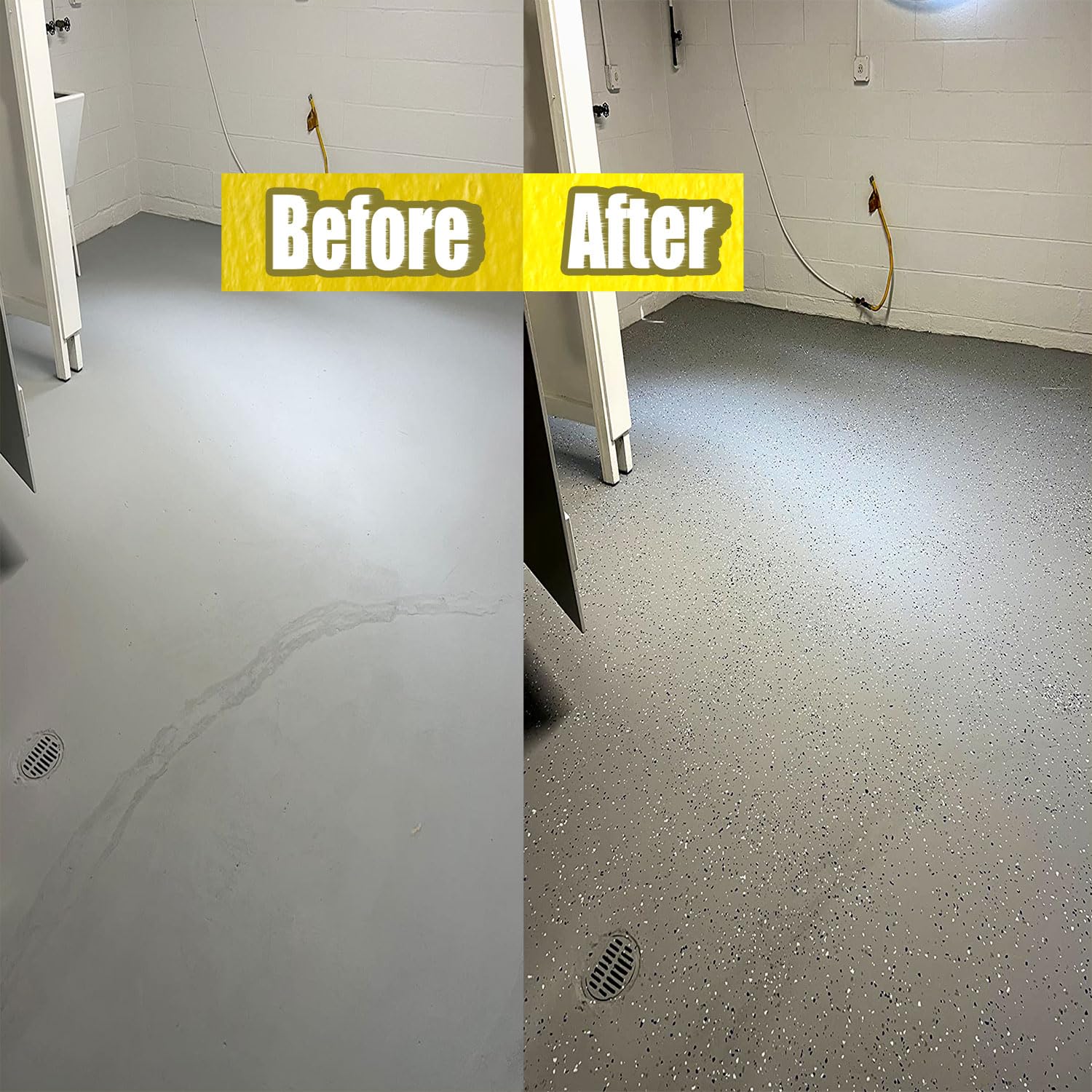 ONTWIE Epoxidboden Flocken, 900G Mischung dekorative Farbchips, Beton Bodenbeschichtungen, Farbflocken, Garagen-Epoxidboden-Kit für Garagenbodenfarbe, Wand-Innen- und Außenhausfarbe