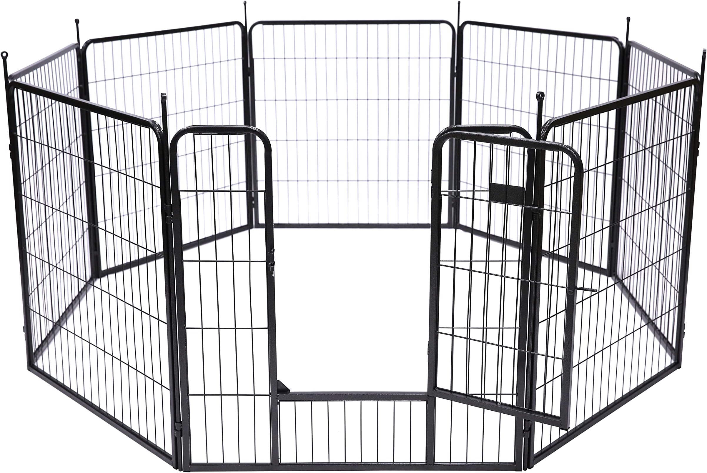 Extra Large 24" x 8 Panels Heavy Duty Dog Fence Indoor & Outdoor pet