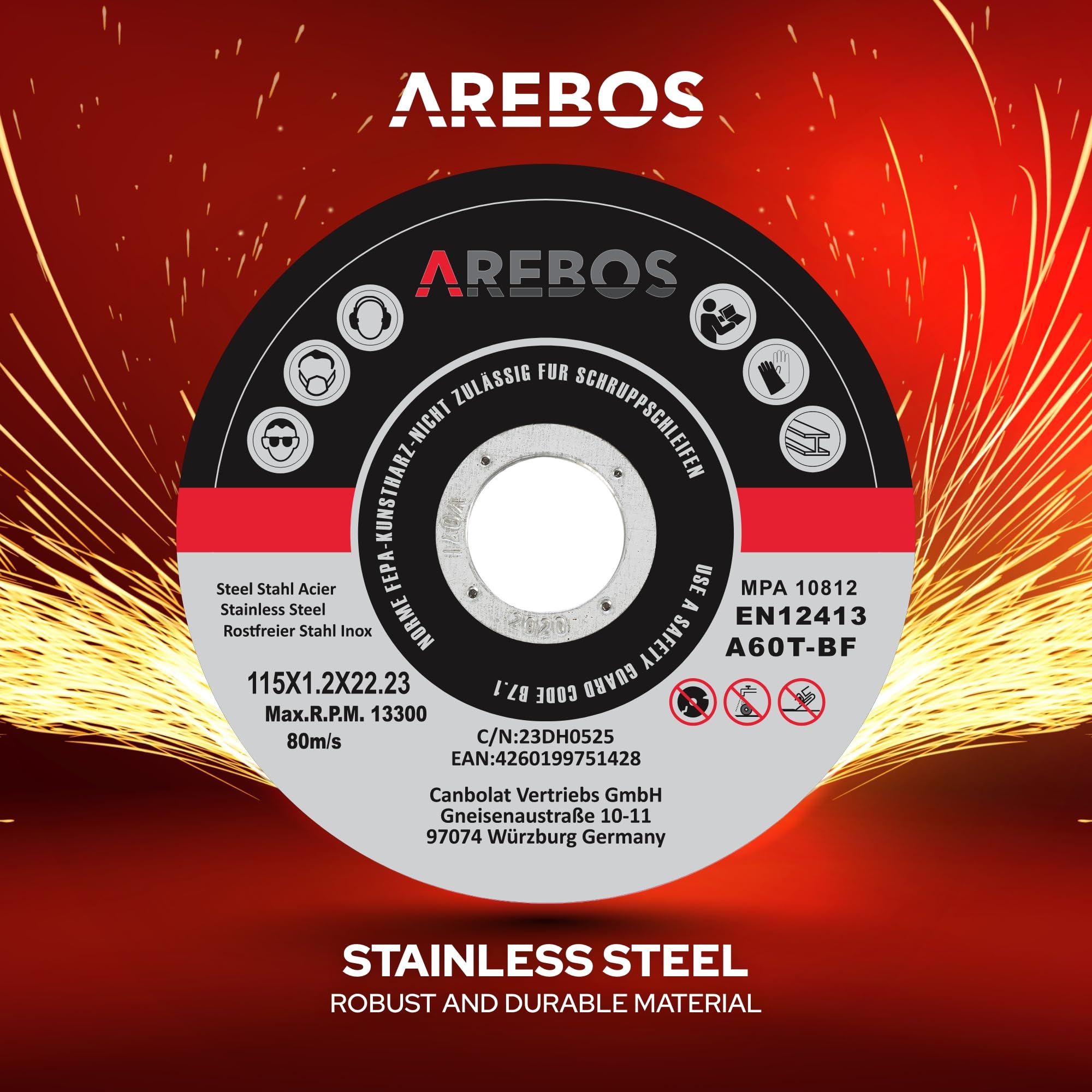 50 Dischi Da Taglio SATC 115/125/230mm Dischi Flessibili - Foto 3