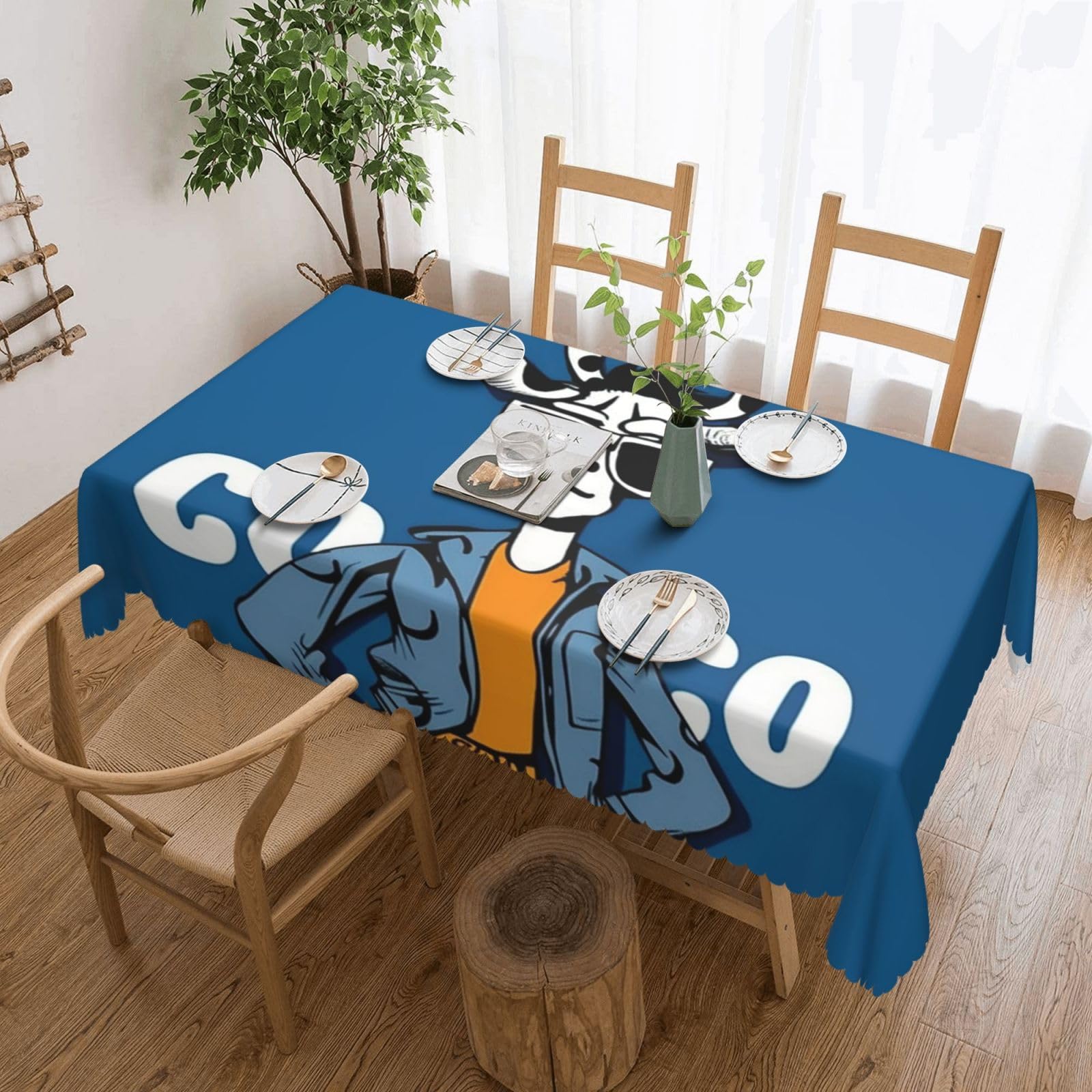 Nappe lavable en machine anti-tache 137 x 183 cm finie la corvée de nettoyage