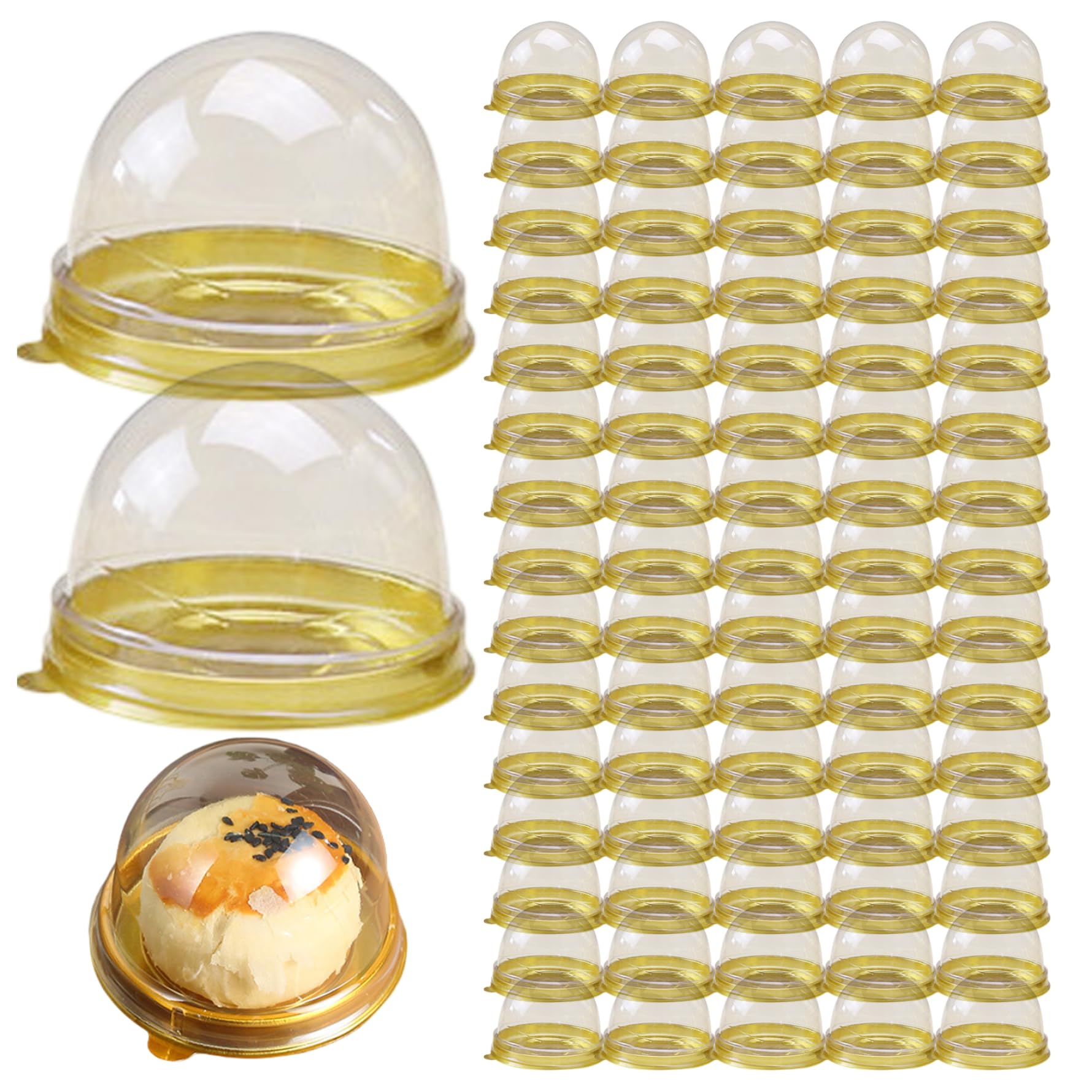 Yellow with White Polka Dots Cupcake Wrappers Party Accessory