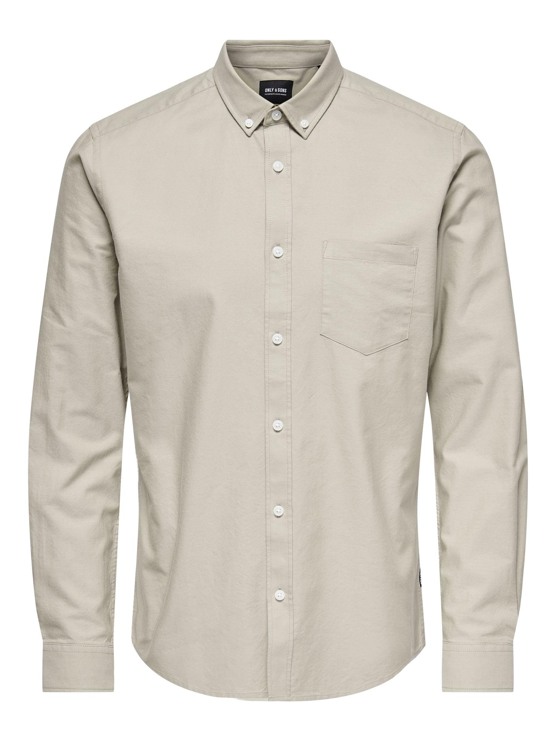 Only & Sons Onsalvaro Slim LS Oxford Shirt Camisa de Manga Larga para Hombre