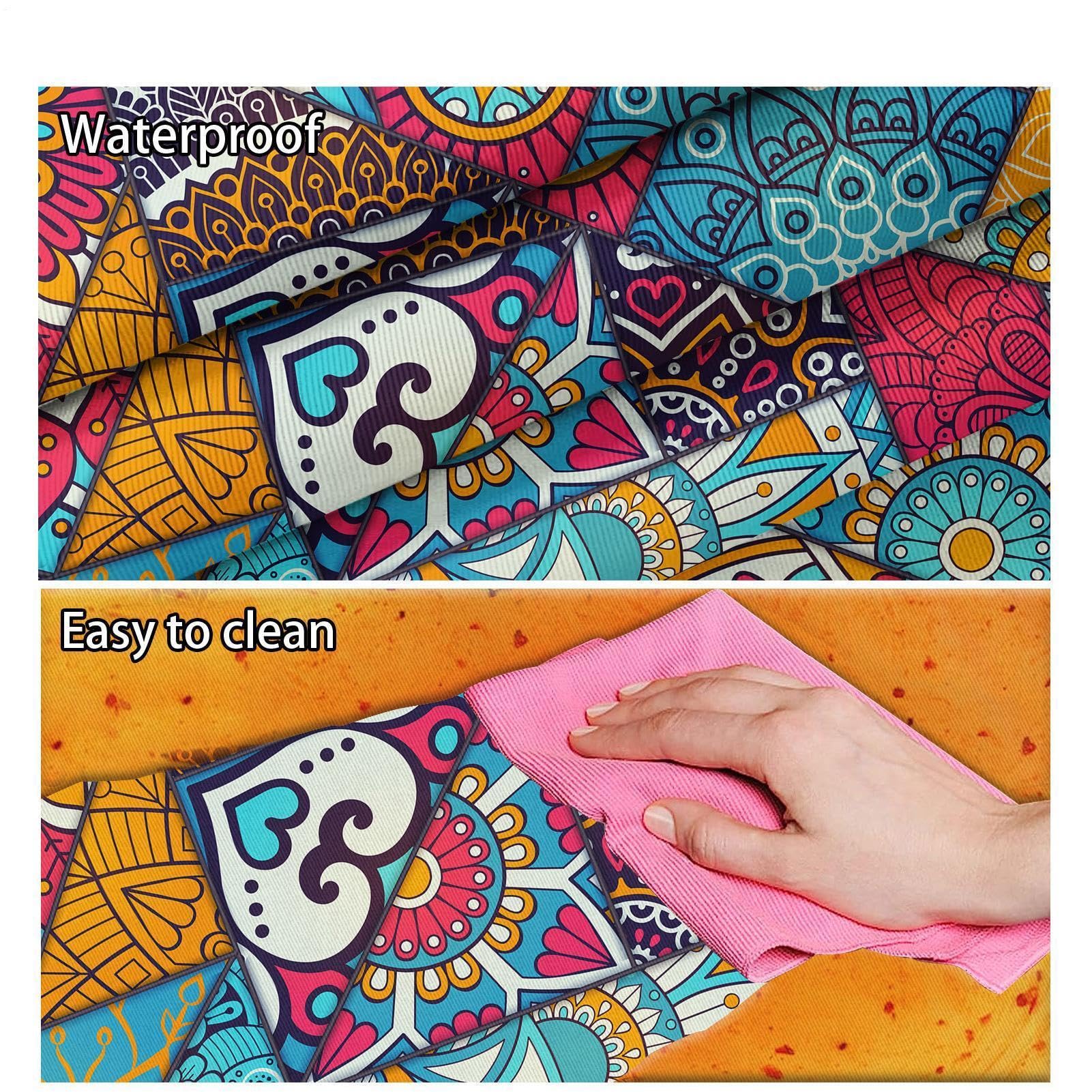 Generisch Lot de 3 nappes de pique-nique avec élastique, nappe de camping