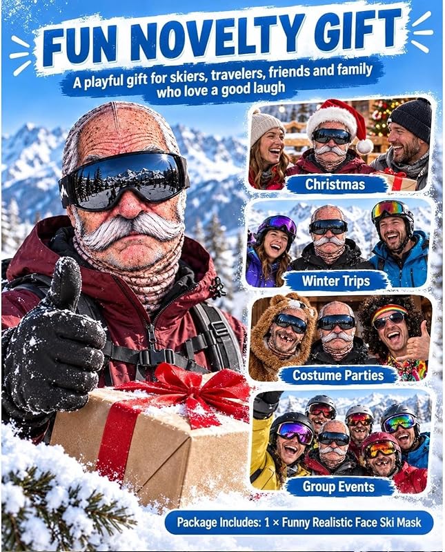 Generic Frosty Face Ski Mask – product photo 8 of 8