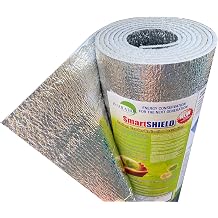 INSULATION MARKETPLACE SmartSHIELD -3mm 24 Inchx25ft Reflective Foam Core Insulation roll, Radiant Barrier - Engineered Foil