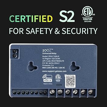 Amazon.com: Zooz Z-Wave Long Range Relay ZEN17 800LR for Awnings