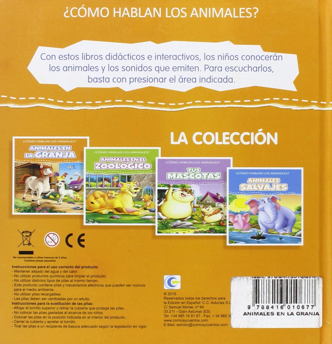 ANIMALES EN LA GRANJA (LIBROS CON SONIDO)
