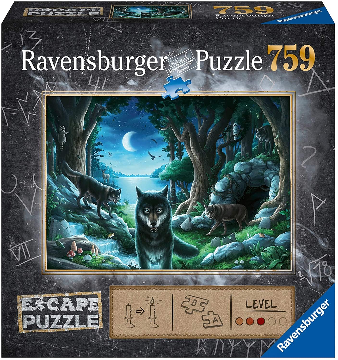 Ravensburger 16434 Curse of The Wolves 759 Piece Jigsaw Puzzle for Kids and Adults Ages 12 and Up - an Escape Room Experience in Puzzle Form - Image 2