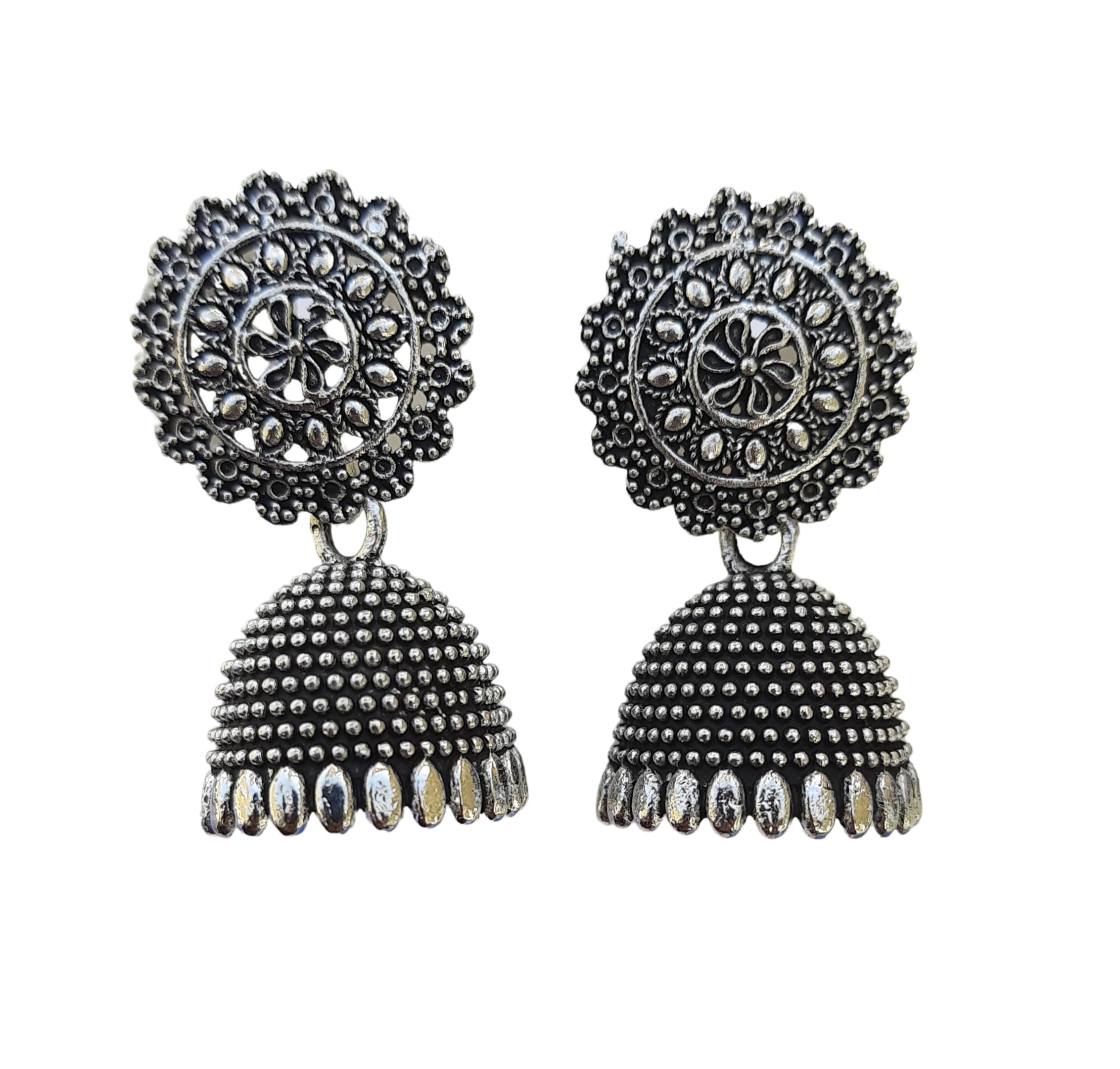 priomaa Beautifull Designer Metal Lightweight Black and White Jhumka Earring Set for Women and Girls (B0CP41JLLX) Amazon Price History, Amazon Price Tracker