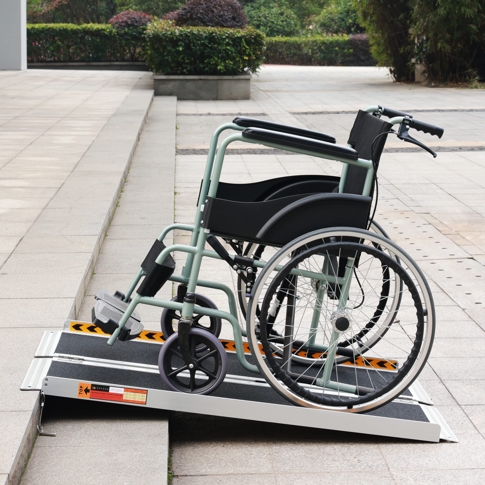 Buy ORFORD NonSkid Wheelchair Ramp 4FT, Threshold Ramp with a NonSlip