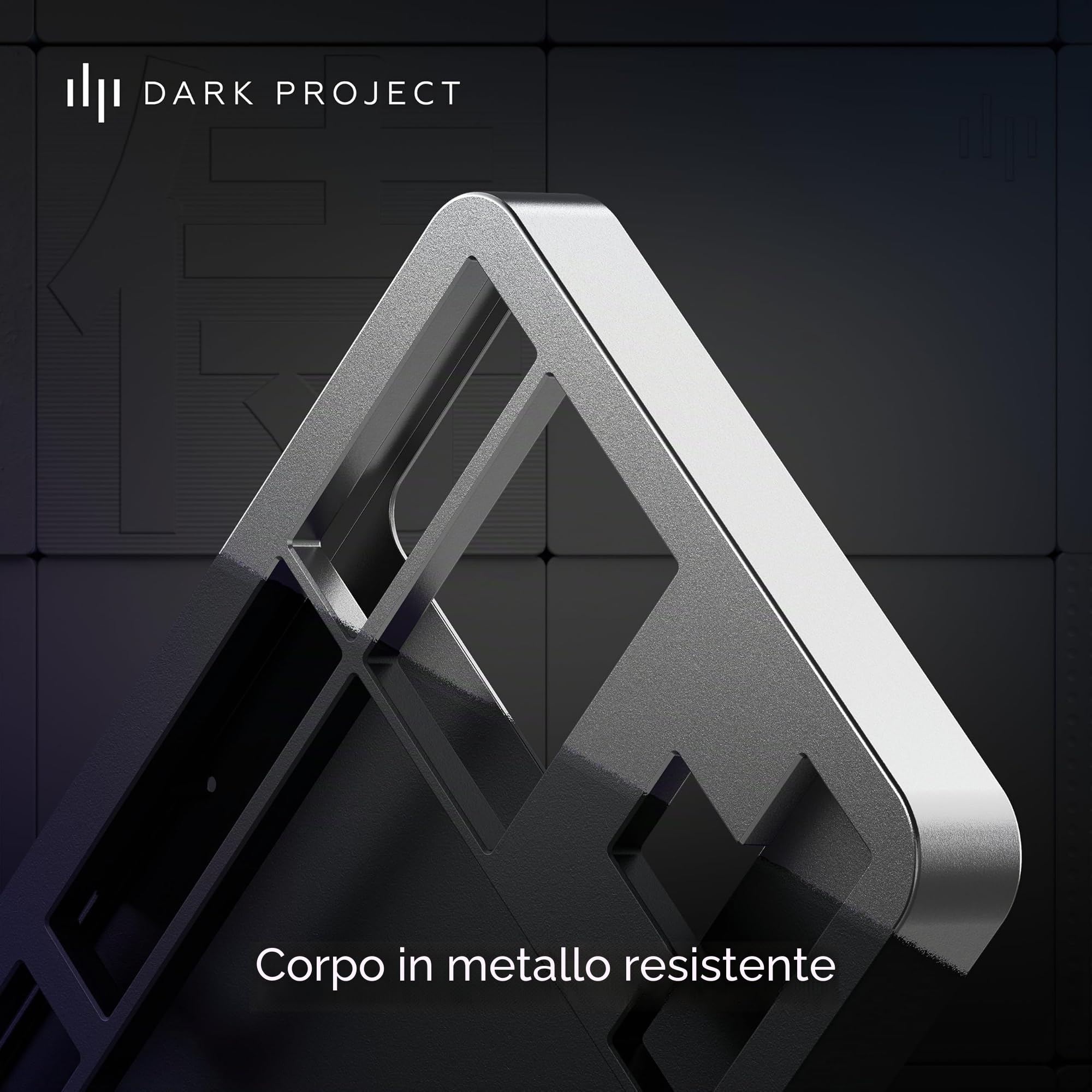 Dark Project ALU87B Bushido Tastiera meccanica da gioco | ISO Multi | Hot swap | G3MS Moonstone Interruttori unti | Stabilizzatori unti | Supporto di tenuta flessibile | Alluminio | TKL 80% | RGB