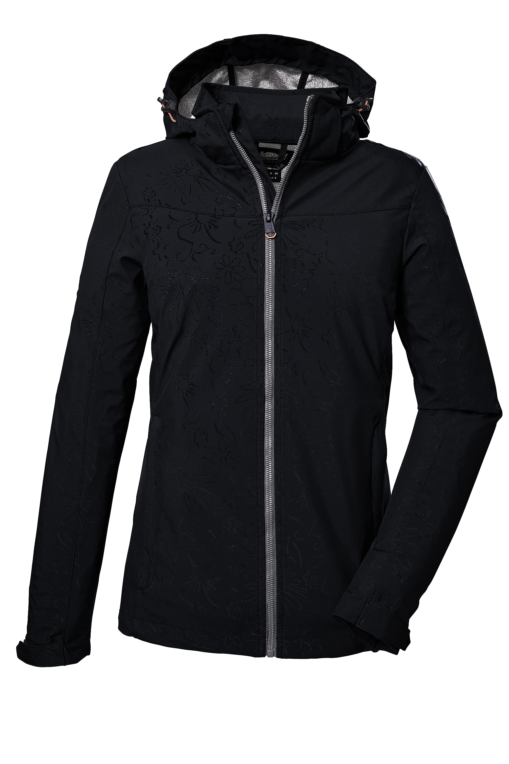 Killtec Damen Kos 40 Wmn Sftshll Jckt Softshelljacke/Outdoorjacke mit abzippbarer Kapuze