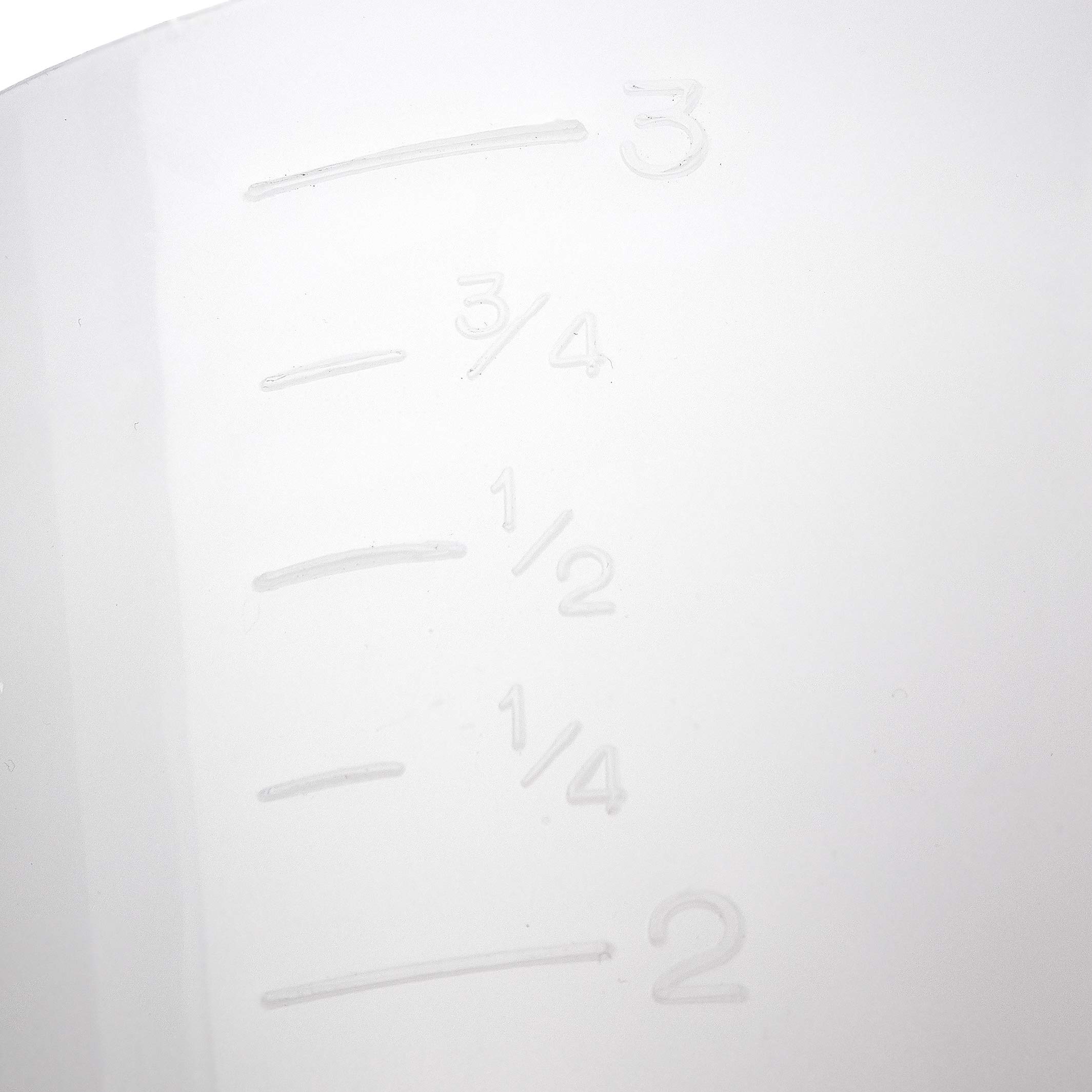 Giganplast GIG Caraffa Graduata, 3 Litri, Polietilene, Bianco, 14.5 x 18 cm