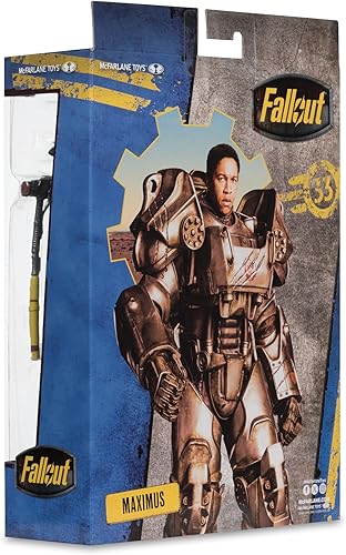 Miniatura 10 de McFarlane Toys - Figura de acción de lujo Fallout Maximus de 7 pulgadas